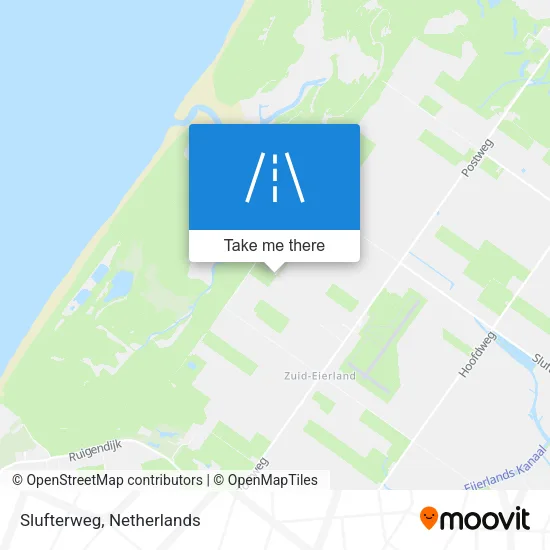 Slufterweg map
