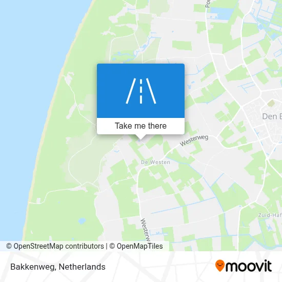 Bakkenweg map