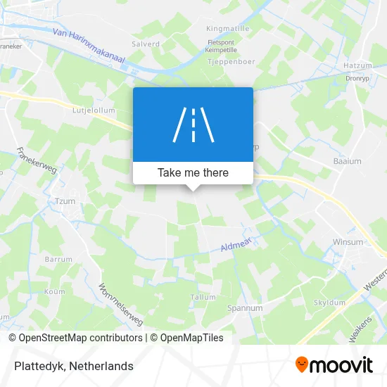 Plattedyk map