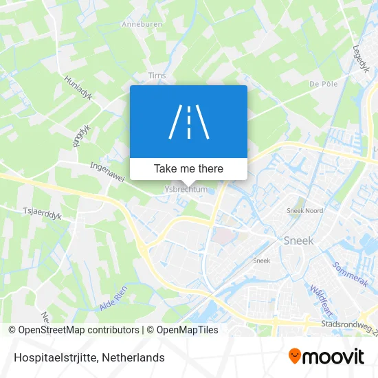 Hospitaelstrjitte map