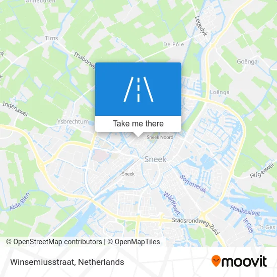 Winsemiusstraat map