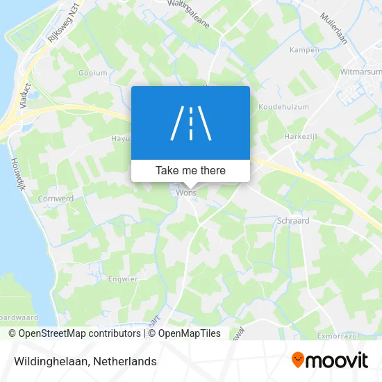 Wildinghelaan map