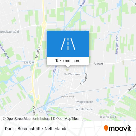 Daniël Bosmastrjitte map