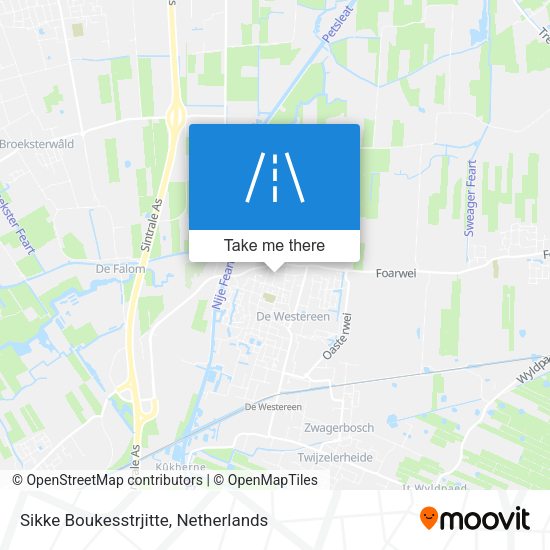 Sikke Boukesstrjitte map