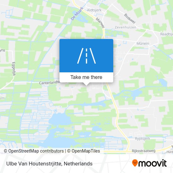 Ulbe Van Houtenstrjitte map