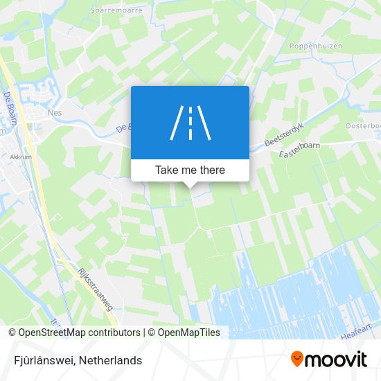 Fjûrlânswei map