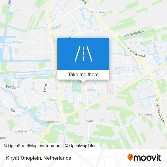 Kiryat-Onoplein map