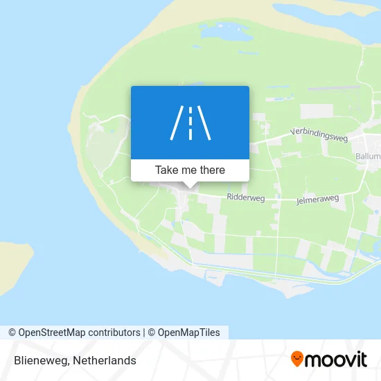 Blieneweg map