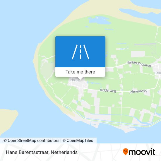Hans Barentsstraat map
