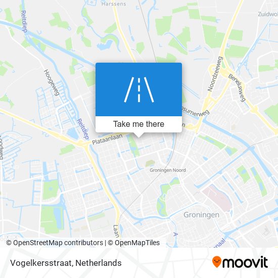 Vogelkersstraat map