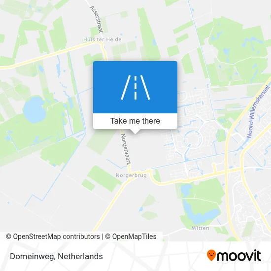 Domeinweg map