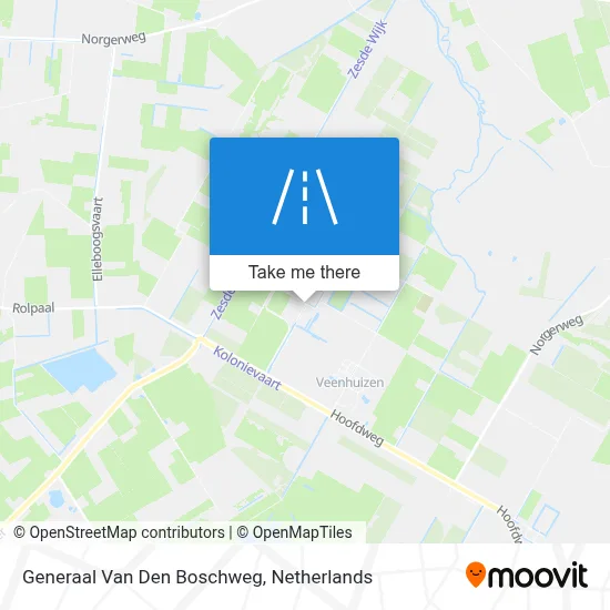 Generaal Van Den Boschweg map