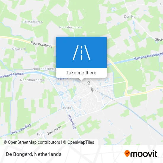 De Bongerd map
