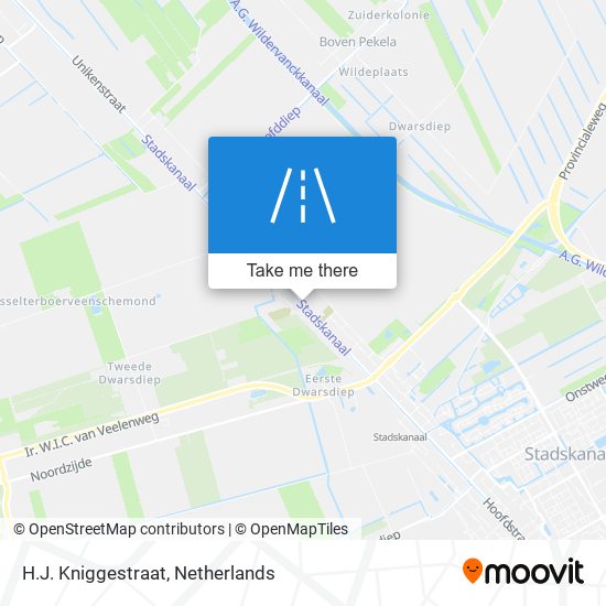 H.J. Kniggestraat map