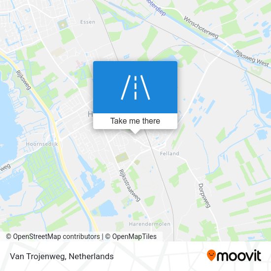 Van Trojenweg map