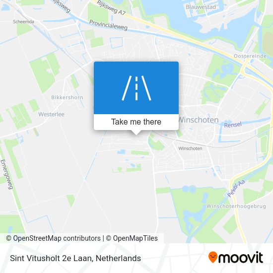Sint Vitusholt 2e Laan map
