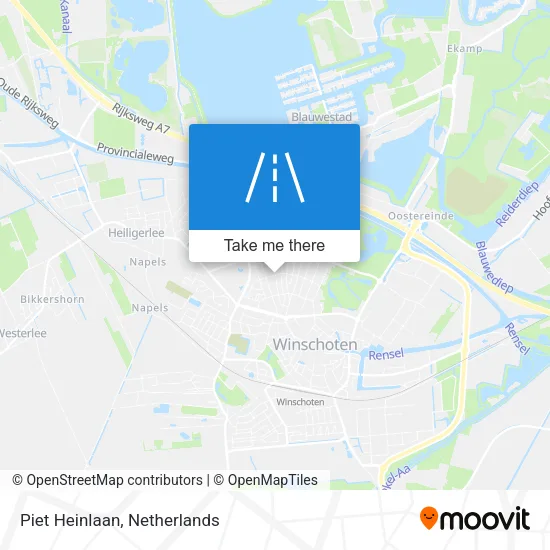 Piet Heinlaan map