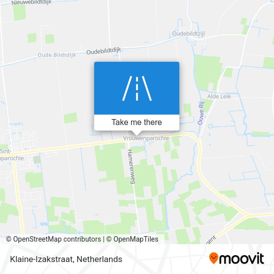 Klaine-Izakstraat map