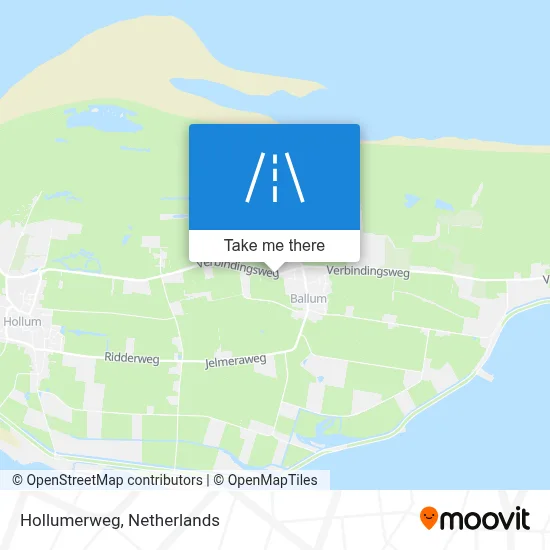 Hollumerweg map