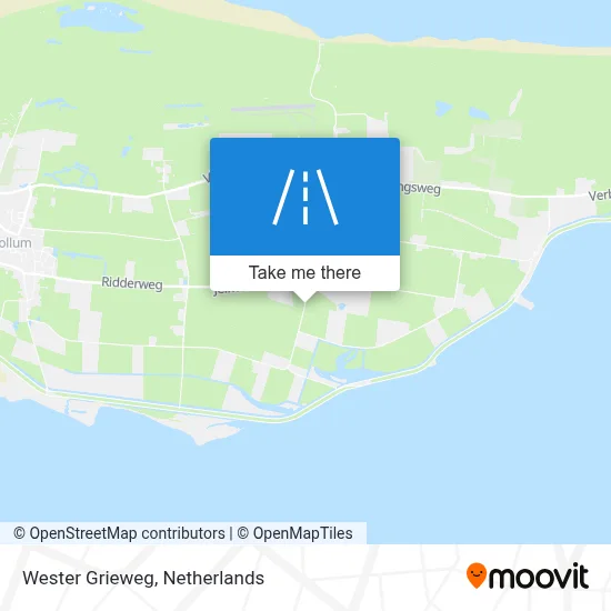 Wester Grieweg map