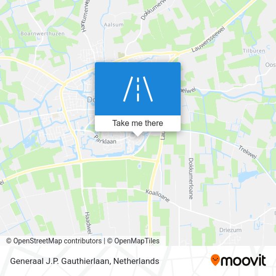 Generaal J.P. Gauthierlaan map