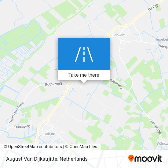 August Van Dijkstrjitte map