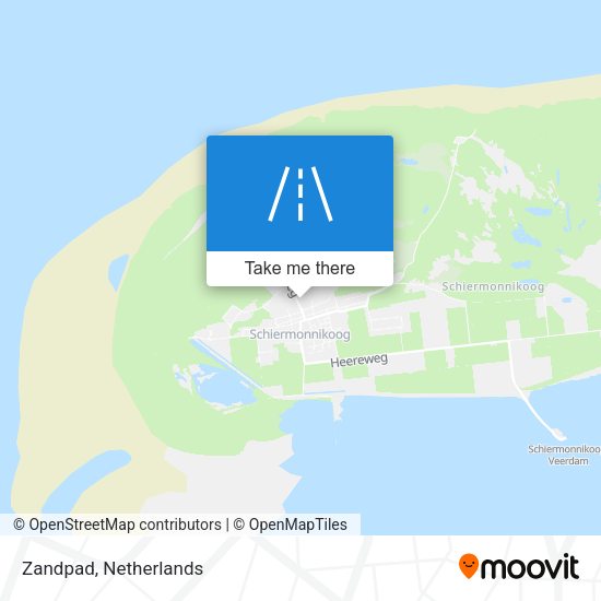 Zandpad map