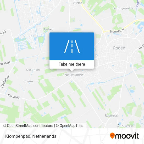 Klompenpad map