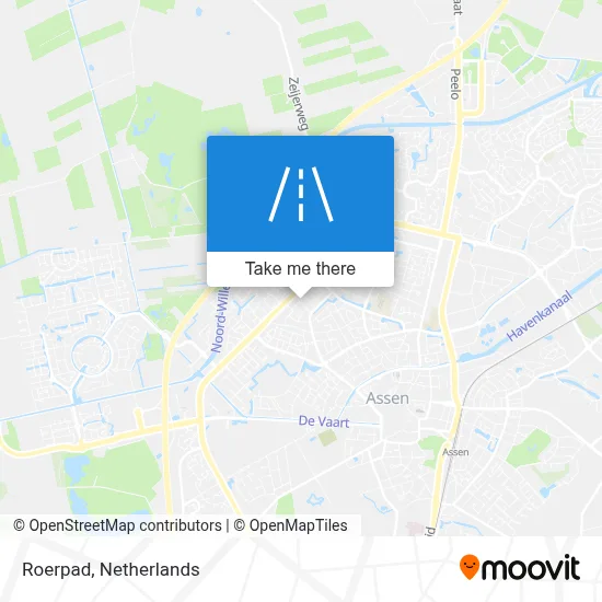 Roerpad map