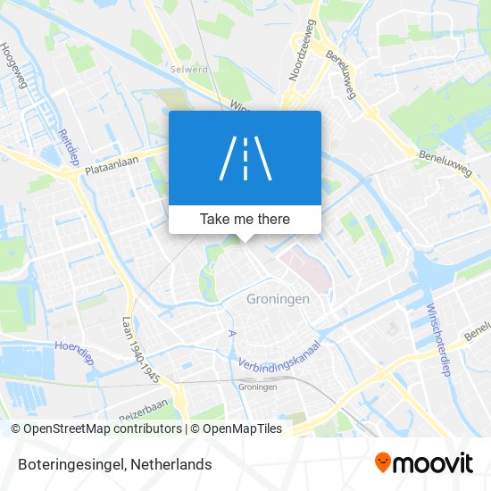 Boteringesingel map