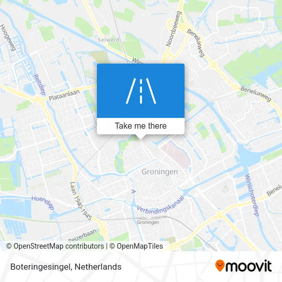 Boteringesingel Karte