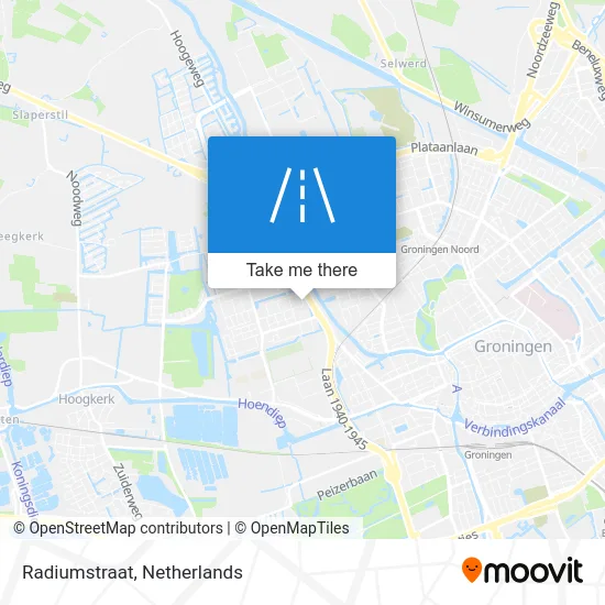 Radiumstraat map