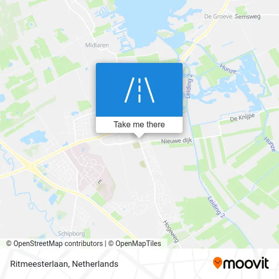 Ritmeesterlaan Karte