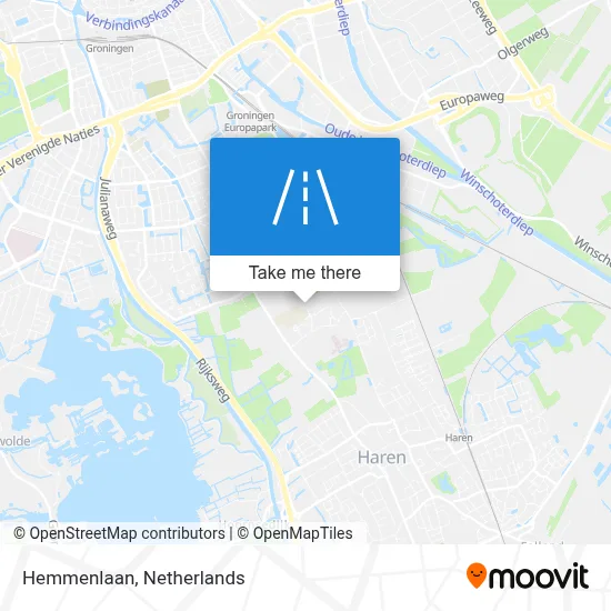 Hemmenlaan map