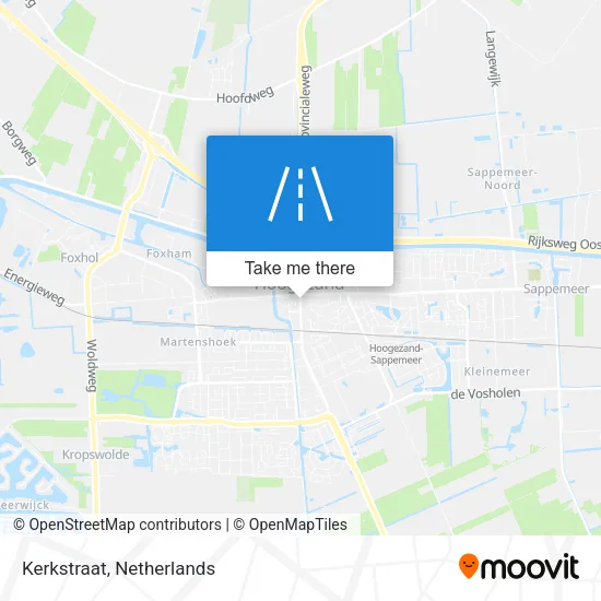 Kerkstraat map
