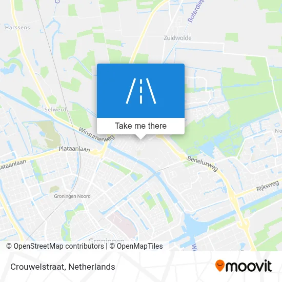 Crouwelstraat map