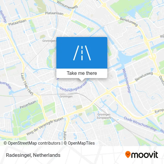 Radesingel map