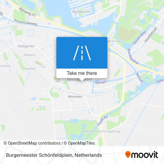 Burgemeester Schönfeldplein map