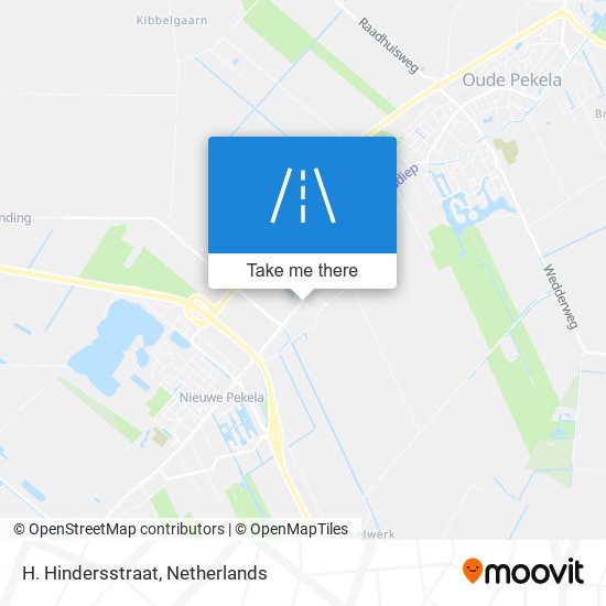 H. Hindersstraat map