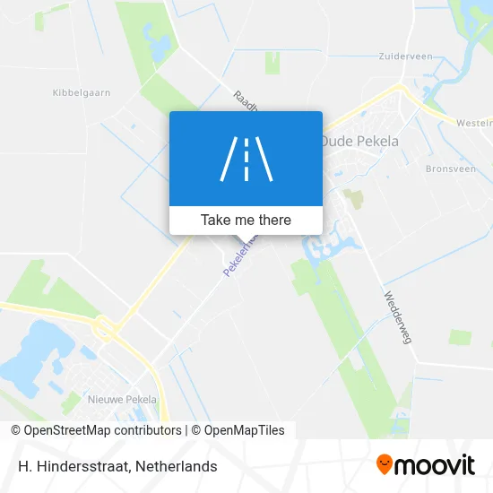 H. Hindersstraat map
