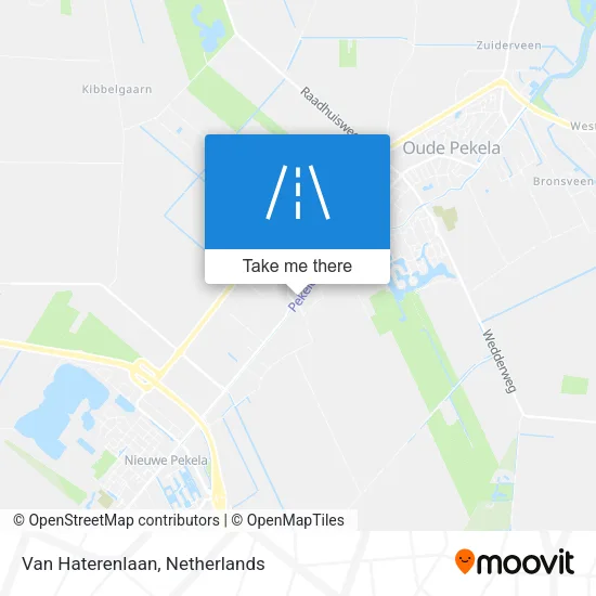 Van Haterenlaan map