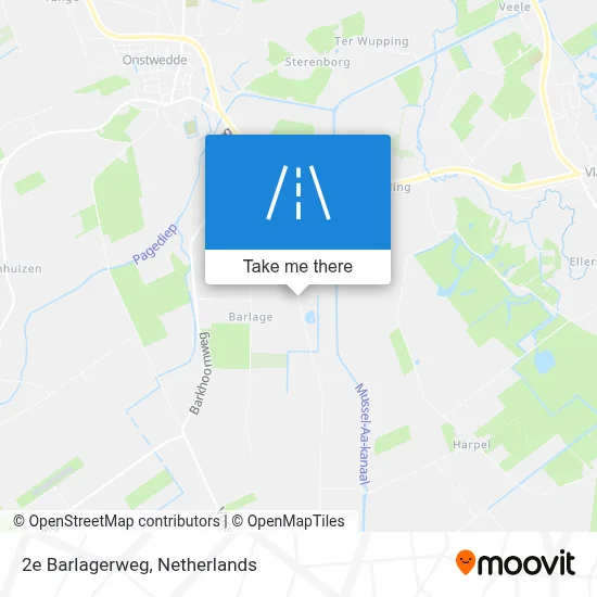 2e Barlagerweg map