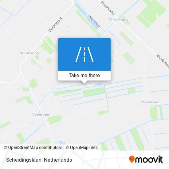 Scheidingslaan map