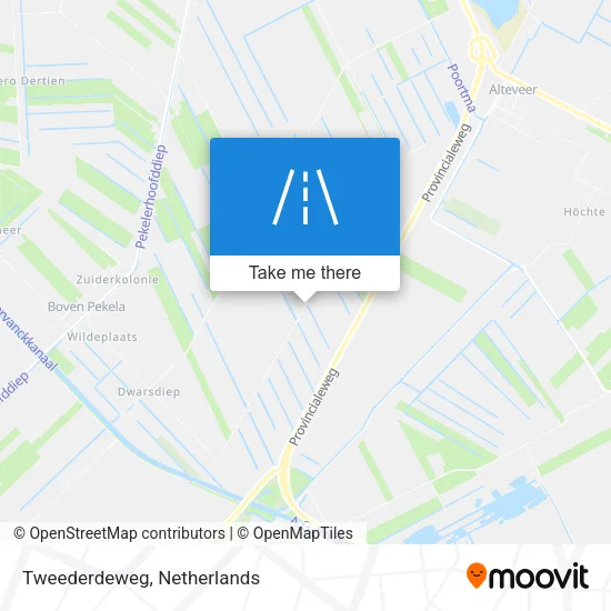 Tweederdeweg map