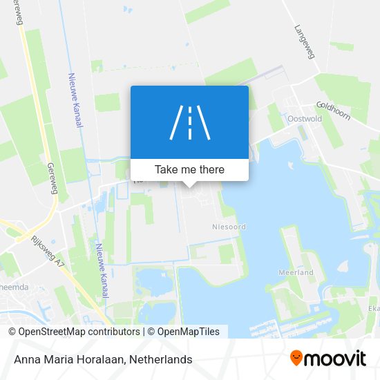 Anna Maria Horalaan map