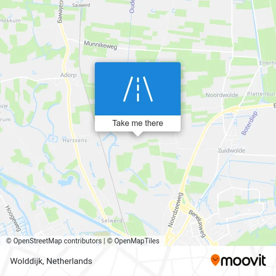 Wolddijk map