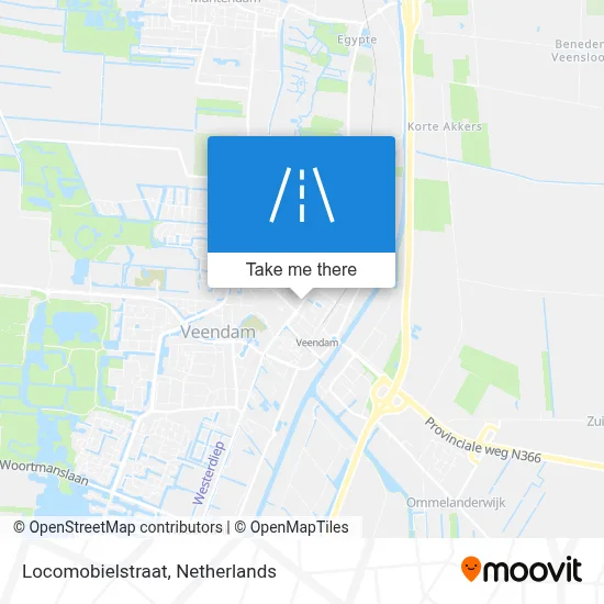 Locomobielstraat map