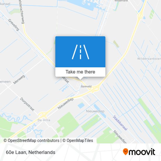 60e Laan map