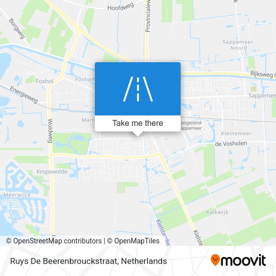 Ruys De Beerenbrouckstraat map