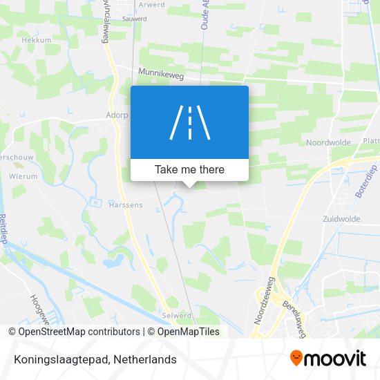 Koningslaagtepad map